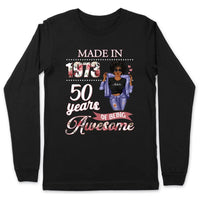 (Custom Age & Year) Chapter 50 Turning 50 Birthday Gift 50th Birthday Gifts Custom 1973 Personalized 50th Birthday Shirts For Her Hoodie Dreameris