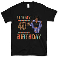 (Custom Age & Year) Turning 40 Birthday Gift 40th Birthday Gifts Custom 1983 Personalized 40th Birthday Shirts For Her Hoodie Dreameris