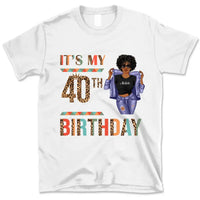 (Custom Age & Year) Turning 40 Birthday Gift 40th Birthday Gifts Custom 1983 Personalized 40th Birthday Shirts For Her Hoodie Dreameris