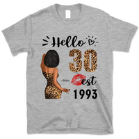 (Custom Age & Year) Turning 30 Birthday Gift 30th Birthday Gifts Custom 1993 Personalized 30th Birthday Shirts For Her Hoodie Dreameris