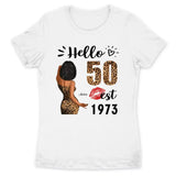 (Custom Age & Year) Turning 50 Birthday Gift 50th Birthday Gifts Custom 1973 Personalized 50th Birthday Shirts For Her Hoodie Dreameris