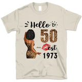 (Custom Age & Year) Turning 50 Birthday Gift 50th Birthday Gifts Custom 1973 Personalized 50th Birthday Shirts For Her Hoodie Dreameris