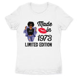 (Custom Age & Year) Turning 50 Birthday Gift 50th Birthday Gifts Custom 1973 Personalized 50th Birthday Shirts For Her Hoodie Dreameris