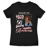 (Custom Age & Year) Fabulous Turning 50 Birthday Gift 50th Birthday Gifts Custom 1973 Personalized 50th Birthday Shirts For Her Hoodie Dreameris