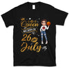 Personalized Custom July Birthday Shirt Basketball Mom Basketball Lovers Gift Sport Mom July Shirts For Women