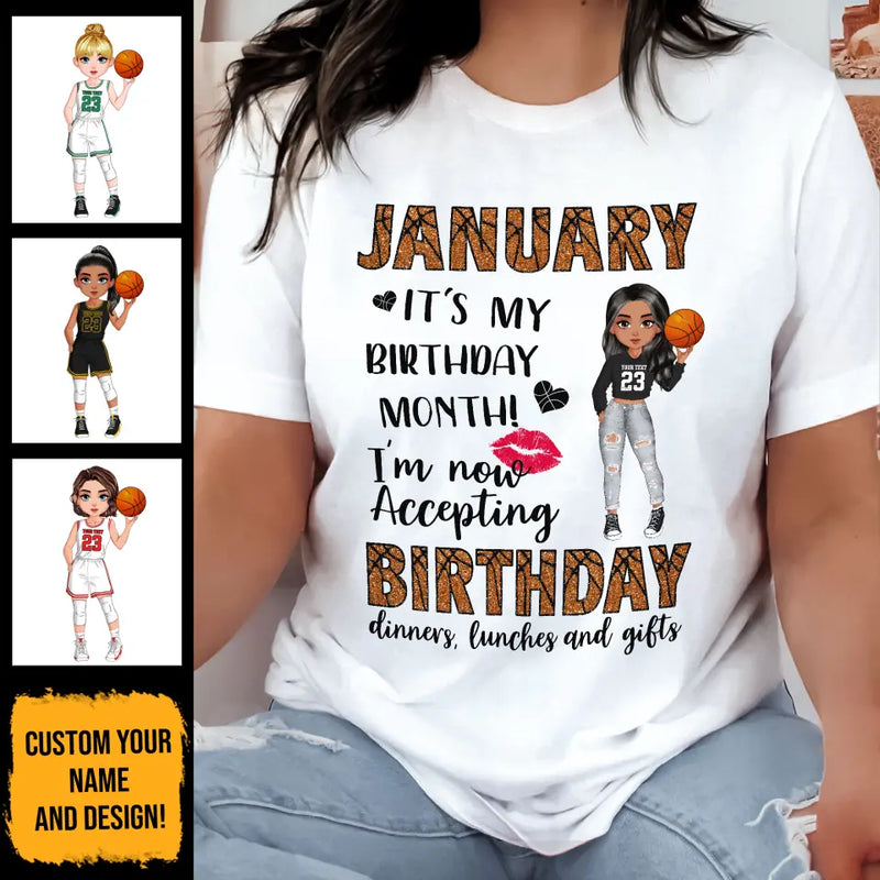 january birthday t shirts