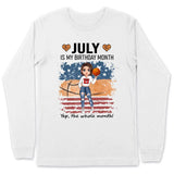 Personalized Custom July Birthday Shirt Basketball Mom Basketball Lovers Gift Sport Mom July Shirts For Women