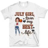 Personalized Custom July Birthday Shirt Basketball Mom Basketball Lovers Gift Sport Mom July Shirts For Women