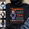 Sagittarius Personalized December Birthday Gift For Her Custom Birthday Gift Black Queen Customized November Birthday T-Shirt Hoodie Dreameris