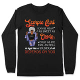 Scorpio Personalized October Birthday Gift For Her Custom Birthday Gift Black Queen Customized November Birthday T-Shirt Hoodie Dreameris