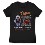 Cancer Personalized June Birthday Gift For Her Custom Birthday Gift Black Queen Customized July Birthday T-Shirt Hoodie Dreameris