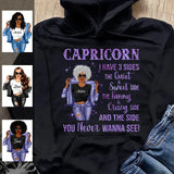 Zodiac Capricorn Personalized January Birthday Gift For Her Custom Birthday Gift Customized December Birthday T-Shirt Hoodie Dreameris