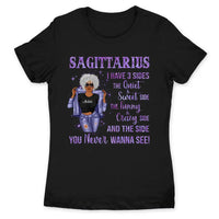 Zodiac Sagittarius Personalized November Birthday Gift For Her Custom Birthday Gift Customized December Birthday T-Shirt Hoodie Dreameris