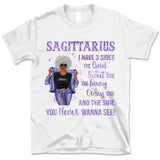 Zodiac Sagittarius Personalized November Birthday Gift For Her Custom Birthday Gift Customized December Birthday T-Shirt Hoodie Dreameris