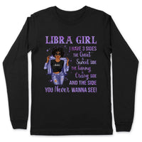 Zodiac Libra Personalized October Birthday Gift For Her Custom Birthday Gift Customized September Birthday T-Shirt Hoodie Dreameris