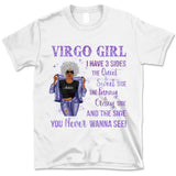 Zodiac Virgo Personalized August Birthday Gift For Her Custom Birthday Gift Customized September Birthday T-Shirt Hoodie Dreameris