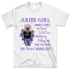 Zodiac Aries Personalized April Birthday Gift For Her Custom Birthday Gift Customized March Birthday T-Shirt Hoodie Dreameris