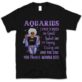 Zodiac Aquarius Personalized February Birthday Gift For Her Custom Birthday Gift Customized January Birthday T-Shirt Hoodie Dreameris