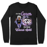 Flower Cancer Personalized June Birthday Gift For Her Custom Birthday Gift Black Queen Customized July Birthday T-Shirt Hoodie Dreameris