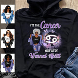 Flower Cancer Personalized June Birthday Gift For Her Custom Birthday Gift Black Queen Customized July Birthday T-Shirt Hoodie Dreameris