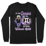 Flower Gemini Personalized June Birthday Gift For Her Custom Birthday Gift Black Queen Customized May Birthday T-Shirt Hoodie Dreameris