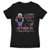 (Custom Birth Date) Scorpio Personalized October Birthday Gift For Her Custom Birthday Gift Black Queen Customized November Birthday T-Shirt Hoodie Dreameris