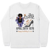 (Custom Birth Date) Personalized May Birthday Gift For Her Custom Birthday Gift Black Queen Customized May Birthday Shirt May Girl Hoodie Dreameris