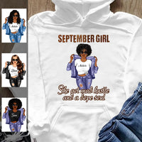 Dope Soul September Girl Hoodie Sweatshirt Personalized September Birthday Gift For Her Custom Birthday Gift Customized Dreameris