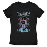 Virgo Girl Personalized September Birthday Gift For Her Custom Birthday Gift Black Queen Customized August Birthday Shirt Dreameris