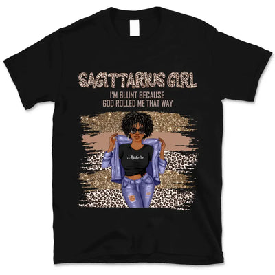 Sagittarius Girl Personalized November Birthday Gift For Her Custom Birthday Gift Customized December Birthday Shirt Dreameris