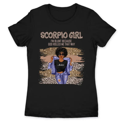 Scorpio Girl Personalized November Birthday Gift For Her Custom Birthday Gift Customized October Birthday Shirt Dreameris