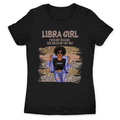 Libra Girl Personalized September Birthday Gift For Her Custom Birthday Gift Customized October Birthday Shirt Dreameris