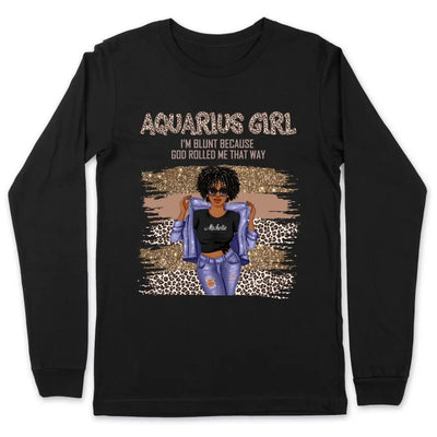 Aquarius Girl Personalized January Birthday Gift For Her Custom Birthday Gift Customized February Birthday Shirt Dreameris