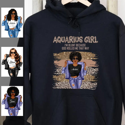 Aquarius Girl Personalized January Birthday Gift For Her Custom Birthday Gift Customized February Birthday Shirt Dreameris