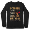 It's My Birthday October Girl Personalized October Birthday Gift For Her Black Queen Custom Birthday Gift Customized Birthday Shirt Dreameris