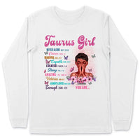 Taurus Christian God Says You Are Personalized May Birthday Gift For Her Custom Birthday Gift Black Queen Customized April Birthday T-Shirt Hoodie Dreameris