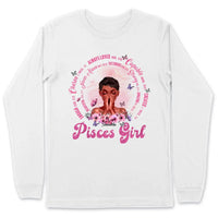 Pisces Christian God Says You Are Personalized March Birthday Gift For Her Custom Birthday Gift Black Queen Customized February Birthday T-Shirt Hoodie Dreameris