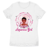 Aquarius Christian God Says You Are Personalized January Birthday Gift For Her Custom Birthday Gift Black Queen Customized February Birthday T-Shirt Hoodie Dreameris