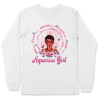 Aquarius Christian God Says You Are Personalized January Birthday Gift For Her Custom Birthday Gift Black Queen Customized February Birthday T-Shirt Hoodie Dreameris