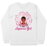 Aquarius Christian God Says You Are Personalized January Birthday Gift For Her Custom Birthday Gift Black Queen Customized February Birthday T-Shirt Hoodie Dreameris