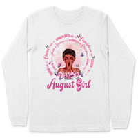 Christian God Says You Are Personalized August Birthday Gift For Her Custom Birthday Gift Black Queen Customized August Birthday T-Shirt Hoodie Dreameris