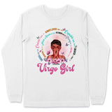 Virgo Christian God Says You Are Personalized September Birthday Gift For Her Custom Birthday Gift Black Queen Customized August Birthday T-Shirt Hoodie Dreameris