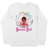 Gemini Christian God Says You Are Personalized May Birthday Gift For Her Custom Birthday Gift Black Queen Customized June Birthday T-Shirt Hoodie Dreameris