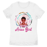 Aries Christian God Says You Are Personalized March Birthday Gift For Her Custom Birthday Gift Black Queen Customized April Birthday T-Shirt Hoodie Dreameris