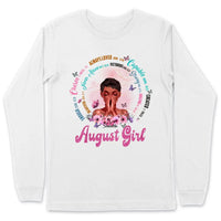 Christian God Says You Are Personalized August Birthday Gift For Her Custom Birthday Gift Black Queen Customized August Birthday T-Shirt Hoodie Dreameris