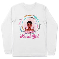 Christian God Says You Are Personalized March Birthday Gift For Her Custom Birthday Gift Black Queen Customized March Birthday T-Shirt Hoodie Dreameris