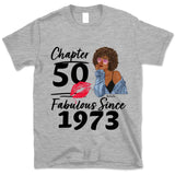 (Custom Age & Year) Turning 50 Birthday Gift 50th Birthday Gifts Custom 1973 Personalized 50th Birthday Shirts For Her Hoodie Dreameris