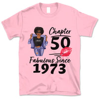 (Custom Age & Year) Turning 50 Birthday Gift 50th Birthday Gifts Custom 1973 Personalized 50th Birthday Shirts For Her Hoodie Dreameris