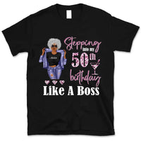 (Custom Age & Year) Fabulous Turning 55 Birthday Gift 55th Birthday Gifts Custom 1968 Personalized 55th Birthday Shirts For Her Hoodie Dreameris