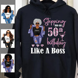 (Custom Age & Year) Fabulous Turning 55 Birthday Gift 55th Birthday Gifts Custom 1968 Personalized 55th Birthday Shirts For Her Hoodie Dreameris